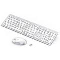 Ultra Thin Wireless Keyboard & Mouse Combo With Number Pad. 
