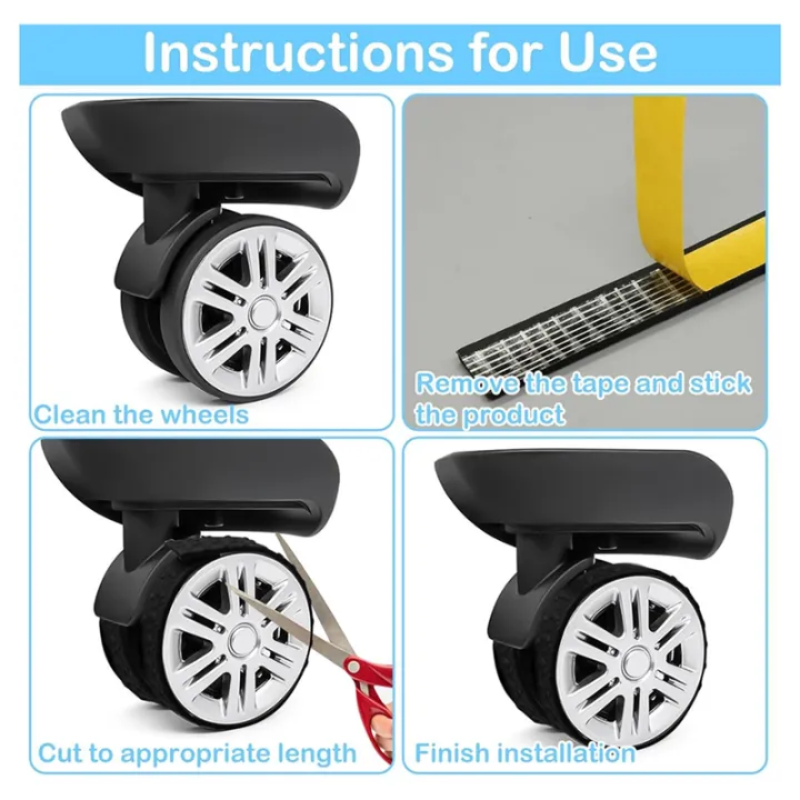 8Pcs%20Luggage%20Wheel%20Covers,%20Silicone%20Luggage%20Cover%20Protector%20Suitcase%20Wheel%20Covers,%20Silent%20Protection%20Luggage%20Compartment%20-%20Image%205