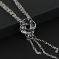 Xujiguanghui Movie Algerian Loveknot Necklace Vesper Lynd Casino Royale Bond Girl Love Knot Necklace Vintage Silver Plated Women Jewelry. 