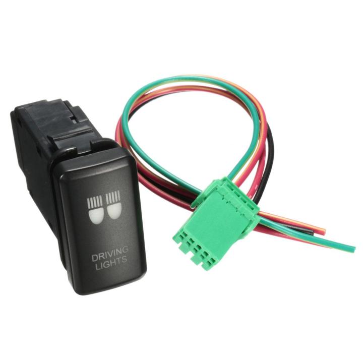 FOG PUSH BUTTON SWITCH W/ AMBER LED BACKGROUND INDICATOR LIGHTS - Foto 10