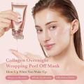 Medi cube Mask - Collagen Night Wrapping Peel Off Facial Mask – Brown | Jelly Brush | Holiday Stocking Stuffers / Medicube* Mask. 