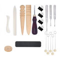 Leather Edge Beveler with Leather Skiving Tools,Daubers,Sanding Strip, Clips,Wood Leathercraft Edge Slicker Burnisher. 