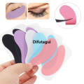Difutagui New Reusable 1Pair Eye Pads Silicone Stripe Lash Lift Eyelash Hot Selling Extension Hydrogel Patches Under Eye Gel Patch Makeup Tools. 