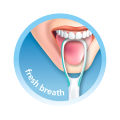 Trisa Double Action Tongue Cleaner. 