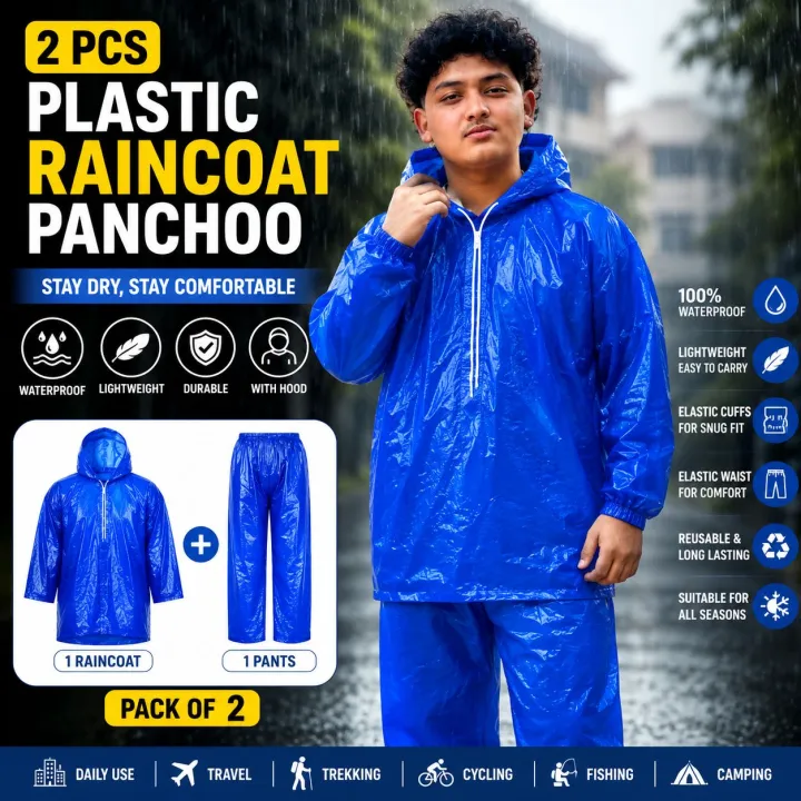 Waterproof%20Plastic%20Raincoat%20Panchoo%20Set%20with%20Pants%20&%20Free%20Boot%20Cover%201%20Set%202%20PCS%20%7C%20Reusable%20Heavy%20Duty%20Rain%20Wear%20for%20Men%20&%20Women%20%7C%20Fit%2045%E2%80%93120%20KG%20-%20Image%202