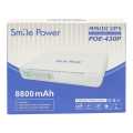 Smile Power White POE-430P Mini DC Ups Router Backup WIth Multifunction Network And 8800mAH. 