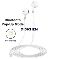 DISICHEN For Apple Original Headphones For iPhone 14 13 12 11 Pro Max mini Bluetooth Wired Earphones X XS XR 7 8 6 Plus Phone Accessories Profesional. 