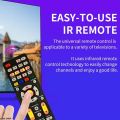 Libei SHOPProfesional Universal Replcement Remote Control RC-G008 With Backlight For Multiple Television Models Universal Infrared TV. 