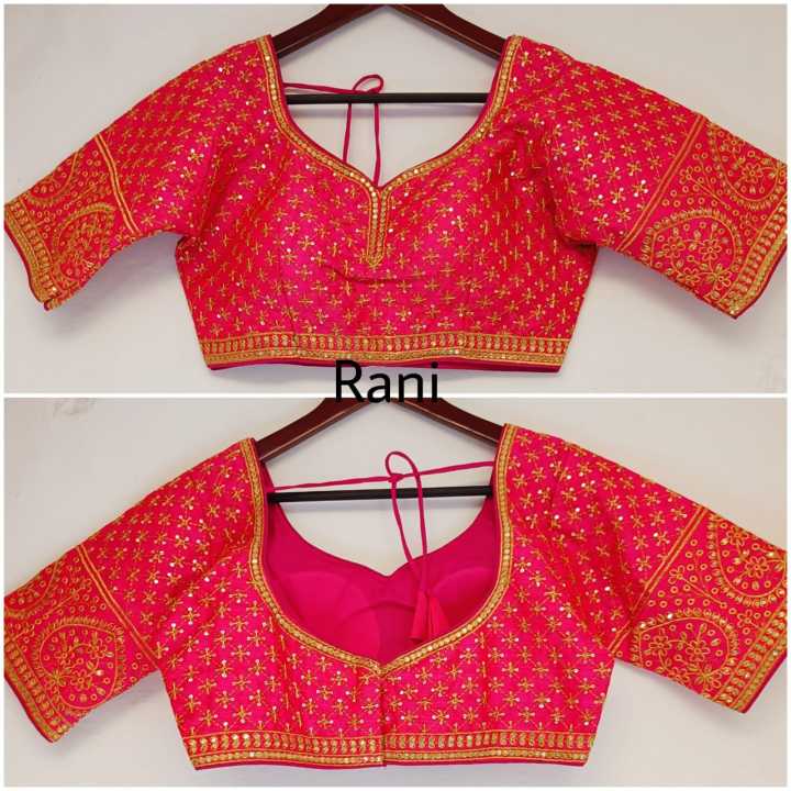 Readymade Women Fashion Formal Traditional Half Sleeves Blouses