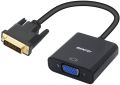 DVI D VGA cable Active DVI-D Dual Link 24+1 male to VGA Female Video with Flat Cable Adapter Converter. 
