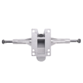 OYPFXMI 2X 7Inch LongBoard Trucks Skateboard Truck for Flat-Plate Bridge Aluminum Universal Longboard Skate Board Bracket,Silver. 