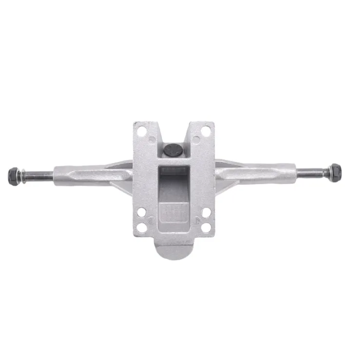 OYPFXMI%202X%207Inch%20LongBoard%20Trucks%20Skateboard%20Truck%20for%20Flat-Plate%20Bridge%20Aluminum%20Universal%20Longboard%20Skate%20Board%20Bracket,Silver%20-%20Image%206