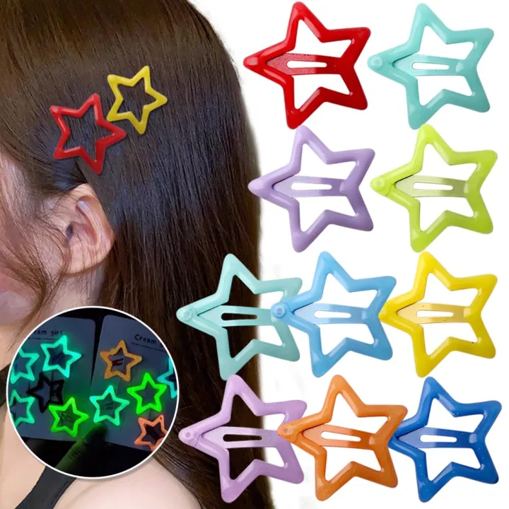 20Pcs%20Hair%20Clips%20For%20Girls%20Kids%20Color%20Stars%20Barrettes%20Cute%20Hair%20Clips%20Teen%20Girls,%20Fashion%20Bangs%20Clip%20Hair%20Accessories,%20Multicolor%20-%20Image%202
