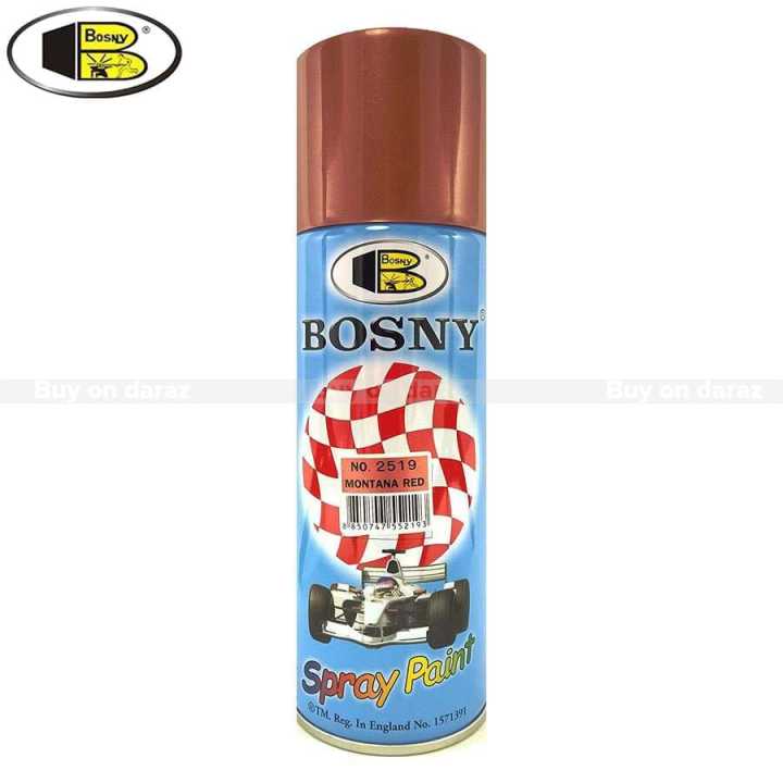 Bosny Spray Paints Montana Red-400Cc