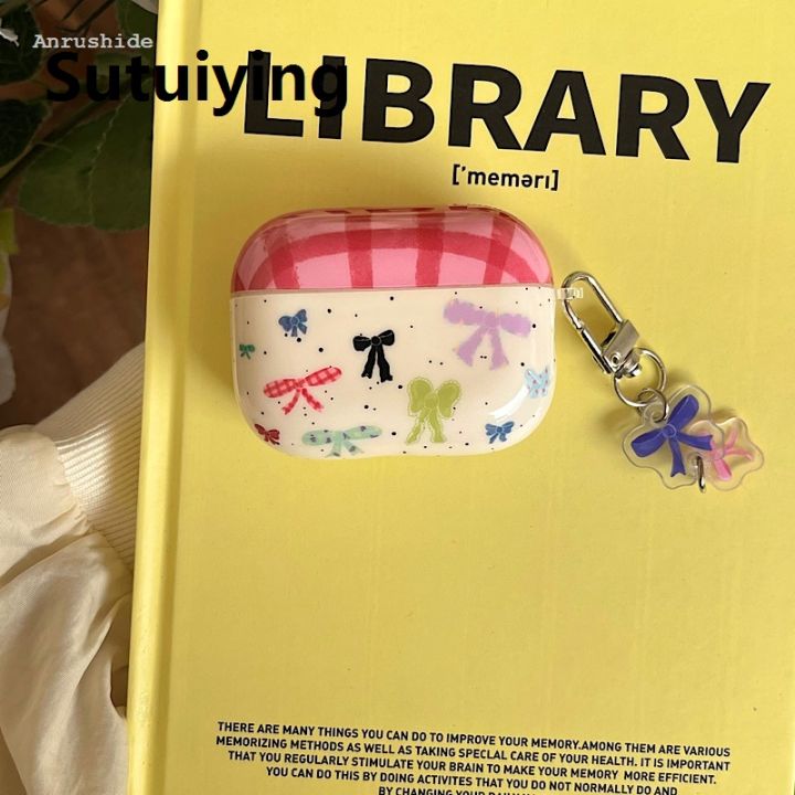 Sutuiying%20Fashion%20Anrushide%20Korean%20Ins%20Cute%20Colourful%20Bow%20For%20Apple%20Airpods%20Pro%201st%20Generation%20High%20Quality%202nd%20Generation%203rd%20Generation%204th%20Generation%20Bluetooth%20Headse%20-%20Image%203