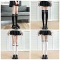 Trendy Nylon Striped Splicing Pantyhose Seamless Thin Women Stockings Matching Dress Fake Calf Socks Tights Ladies. 