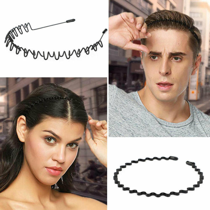 Unisex%20Metal%20headband%20Trendy%20Black%206pcs%20set%20Waved%20headband%20Men's/women's%20Wave%20style%20Spiral%20hairband%20for%20Sports%20Gym%20Outdoor%20activities%20Fashion%20accessory%20Hair%20styling%20-%20Image%207