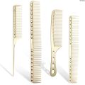 NEW Yikaohuang4PCS/Pack Metal Comb Set Barber Comb Stainless Steel Blending Comb Fine Styling Cutting Comb Flat Top Clipper Comb Fifty percent discount. 
