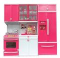 Barbie Modern 3 Door Kitchen Play Set For Kids. 