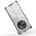 Case For Realme 12 Pro Plus 5G Transparent Honeycomb , [Anti-Scratch Hard PC Back Back + Soft TPU Bumper] Fashion Shockproof Slim Back Cover Realme 12 Pro Plus 5G. 