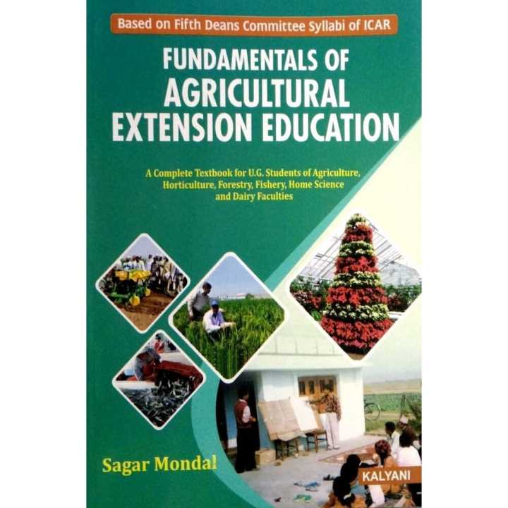 Fundamentals Of Agricultural Extension Education By Sagar Mondal ...