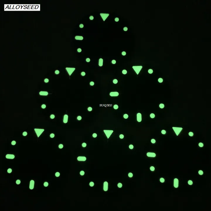 ALLOYSEED%20IUQXU%20Goutent%2028.5mm%20Black%20Blue%20Green%20Sterile%20Watch%20Dial%20Green%20LuminoLuxuryus%20%E3%80%902025%20Version%E3%80%91%20Fit%20NH36%20NH36A%20Movement%20For%203%20o'clock%203.8%20o'clock%20Crown%20Case%20-%20Image%202