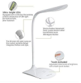 Study lamp Rechargeable Led Touch On Off Switch Student Study Reading Dimmer Led Table Lamps White Desk Light Lamp (Assorted Color). 
