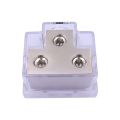Car Audio Amplifier Power Distribution Block 1 in 2 Out Way Power. 