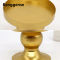 Ranggense Portable 2 Pcs Romantic Durable Geometric Candlestick Stylish Lightweight Candle Holder Unique Metal Candle Cup Birthday. 