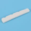 Slotted Curved Bone Bass Nut for 4 Strings PB Precision Jazz Bass, 4.2x3.2x4.6/4.6mm. 