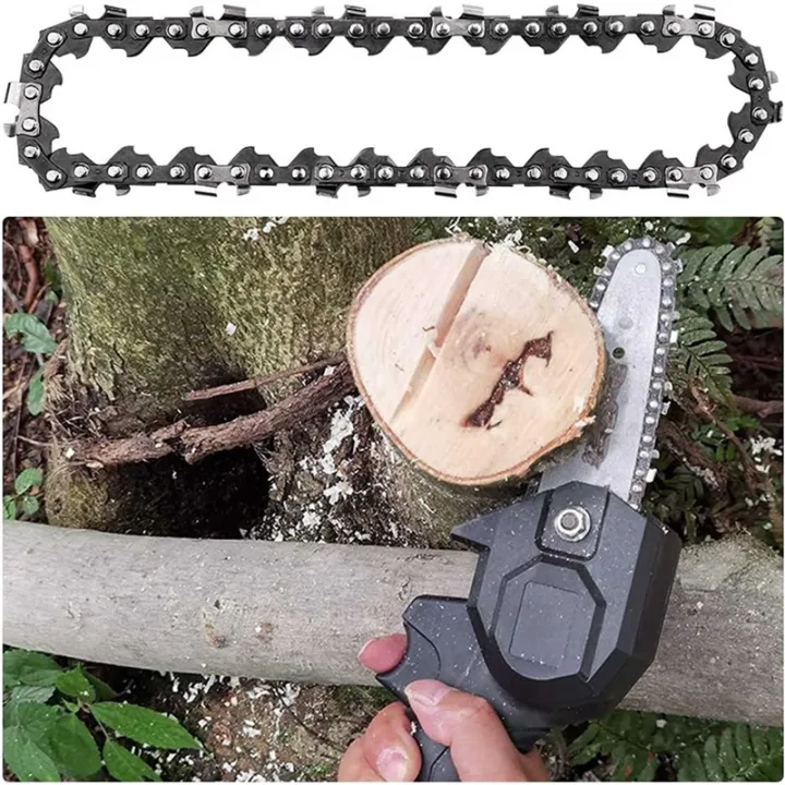 JAERBEE%208Pcs%20Mini%20Chainsaw%20Chain%204%20Inch%20Guide%20Saw%20Chain%201/4%20LP%20Pitch,%2028%20Sections%20for%20Electric%20Protable%20Handheld%20Chain%20Saw%20-%20Image%204
