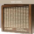 Wooden Money Piggy Bank, Money Saving Box | 100000 Rupees Goal Tracker | Cash Collection Bank for Kids and Adults. 