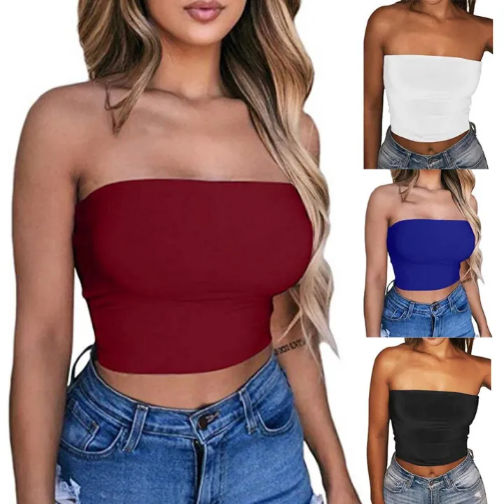Tops,%20vests,%20shirts,%20bandeau%20bandeau%20chest,%20elastic%20tops,%20short%20sleeveless%20portable%20women's%20strapless%20tops,%20bandeau%20tops,%20suspenders%20-%20Image%206