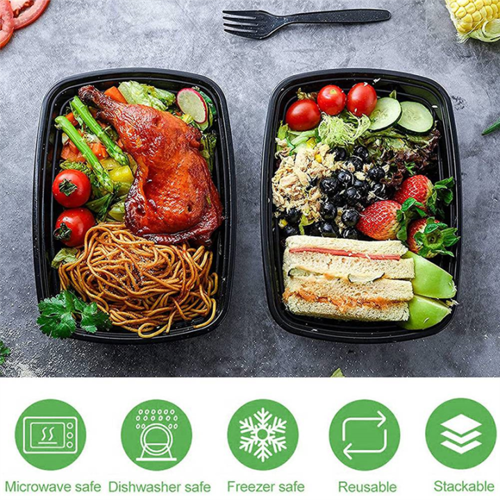 50-Pack%20Food%20Storage%20Lunch%20Box%20Plastic%20Bento%20Boxes%20Reusable%20To-Go%20Food%20Containers%20-%20Image%206