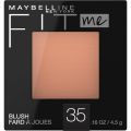 Maybelline New York Blush, True to Colour Result, Fit Me Blush, 35 Coral, 4.5 g. 
