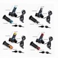 Durable 12-84V E-Bike Throttle Grip Set Long Cable Twist Handlebar LED Voltage Display Throttle Digital Display with Key Lock Throttle with Digital Display and Lock for Electric Scooter,Electric Bicycle,Motorbike. 