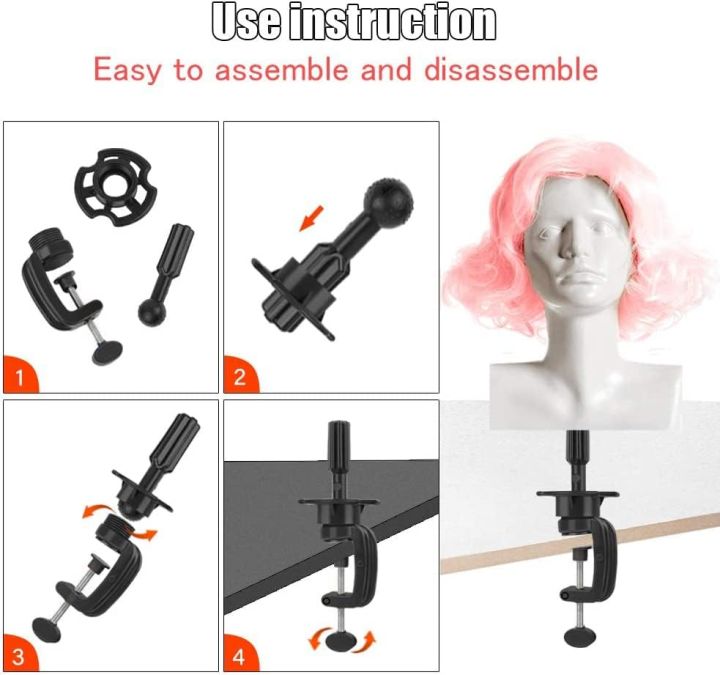 New%20Can%20head%20frame%20training%20head%20frame%20table%20mini%201pc%20plastic%20material%20hair%20accessories%20tool%20wig%20clip%20wig%20adjustment%20-%20Image%206