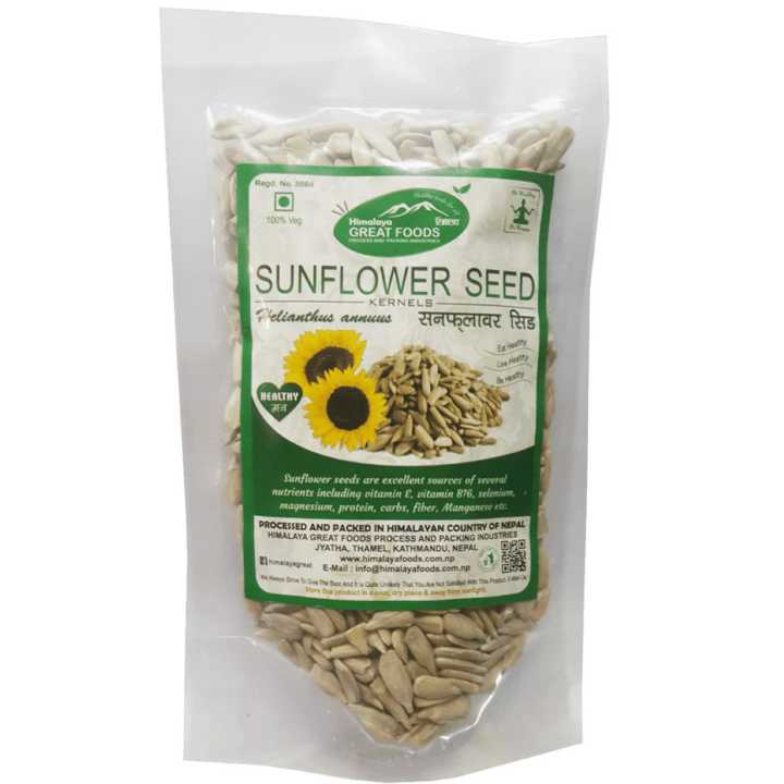 Himalaya Great Foods Sunflower Seeds Kernels - 100gm