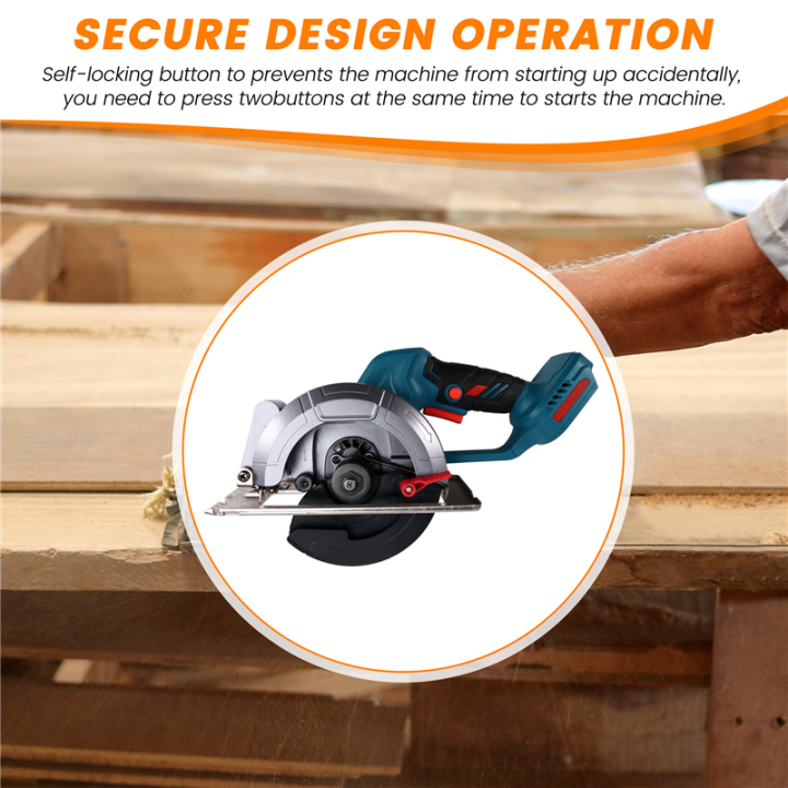 6%20Inch%20Brushless%20Cordless%20Circular%20Saw%2012500%20RPM%20Compact%20Circular%20Saw%20for%20Wood/Stone/Metal%20for%2018V%20Battery%20-%20Image%203