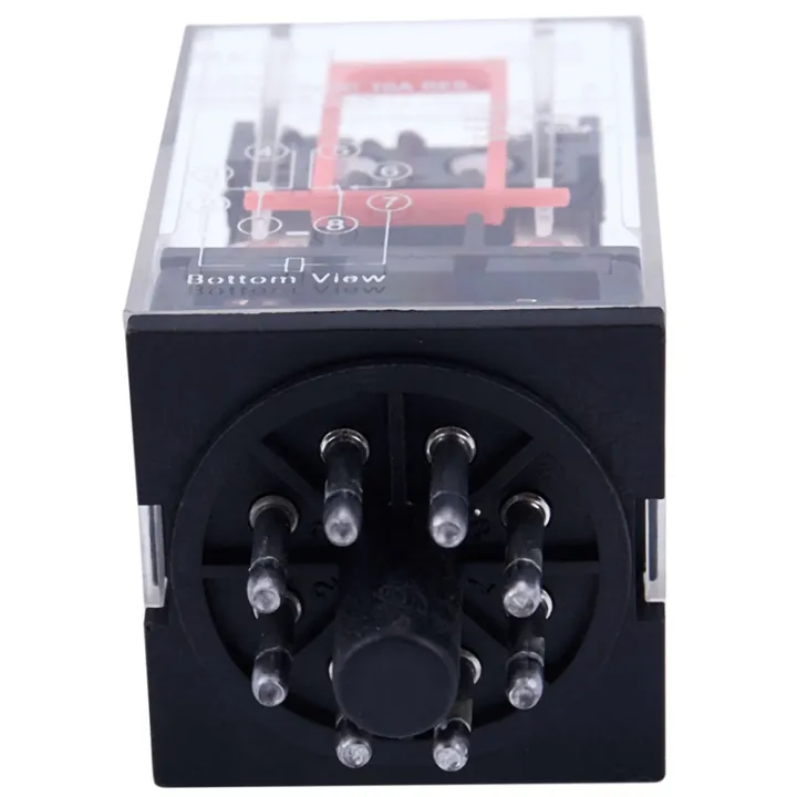 ARELENE%205X%20AC%20220V/230V%20Coil%20Voltage%20PCB%20Power%20Relay%208%20Pins%20DPDT%202NO%202NC%20MK2P-1%20-%20Image%202