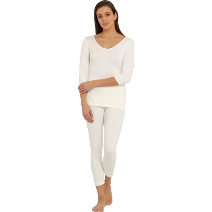 Jockey white Thermal Wear For Women
