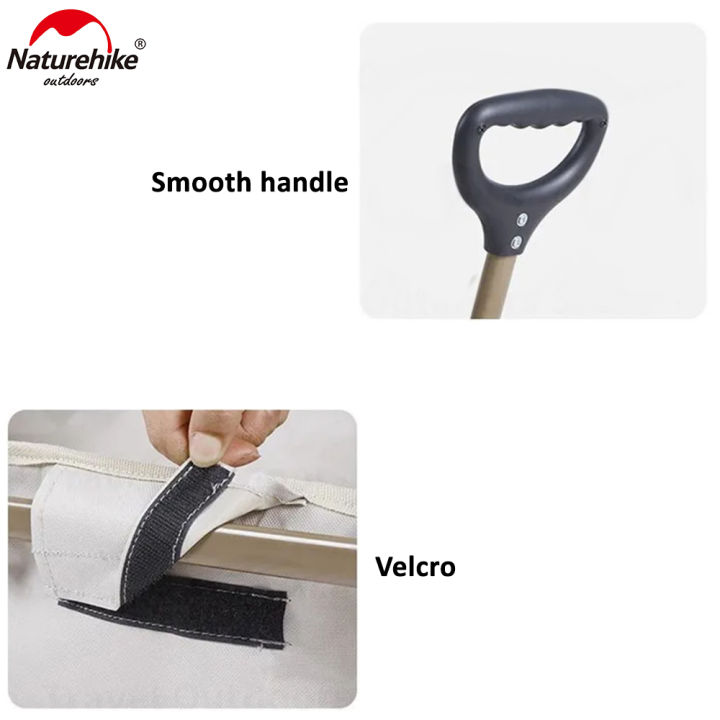 Naturehike%20TC06%20Mini%20Camping%20Folding%20Trolley%20Outdoor%20Portable%20Sundries%20Storage%20Pull%20Rod%20Car%20Bearing%20Capacity%2080%20Kg%20Shopping%20Cart%20-%20Image%205