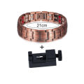 Fashion Pure Copper Magnetic Bracelet Men Energy Chain Link Vintage Copper Bracelet Dropshipping. 