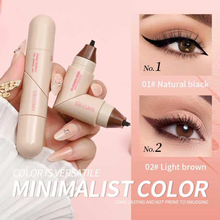 Cross-border Southeast Asia SHEDOES Love Eyeliner Seal Waterproof and sweatproof long-lasting bendable lazy eyeliner