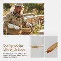 Wooden Handle Soft Bristle Bee Brush Durable Pig Bristles Beekeeping Brush Gentle Beehive Brush Beehive Cleaning. 