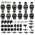 HaohuishopLuxury Gift Toys Army Lego Education Building Blocks Soldier Fifty percent discount Pieces 16 Pack Mini Figures SWAT Series Kids Toys. 