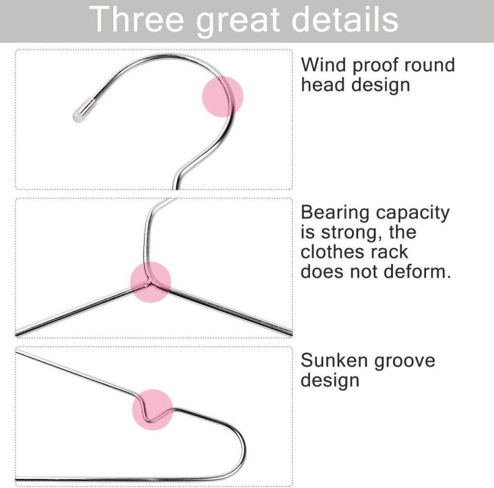 Metal%20Clothes%20Hange%20Bold%20Silver%20Solid%20Stainless%20Steel%20Hanger%20-%20Image%205