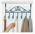 Creative Iron Door Hanging Hook Wall Clothes Hanger Rack. 