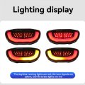 Motorcycle Led Taillight Turn Signal Light White Light. 