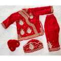 Baby Boy Pashni Dress For Rice Feeding Ceremony Weaning Occasions. 